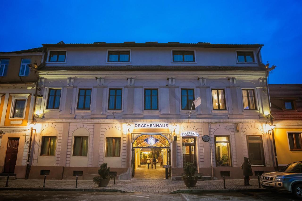 Hotel Drachenhaus Brașov Exterior foto